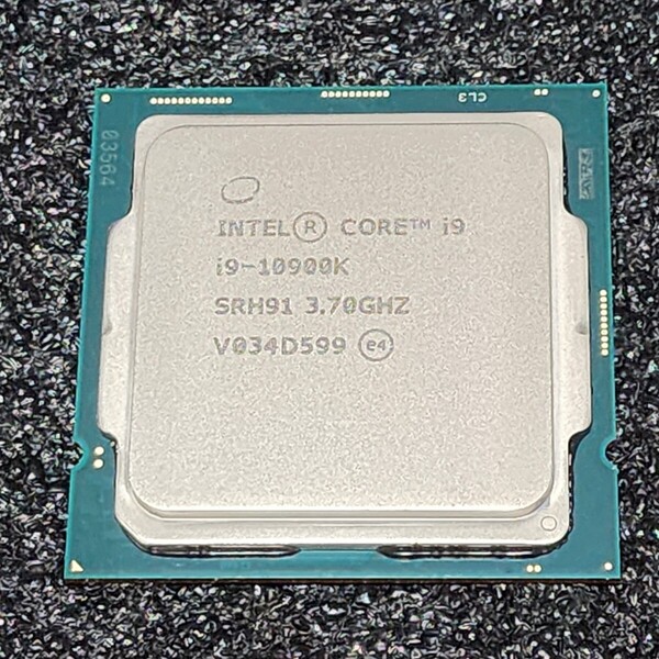 CPU Intel Core i9 10900K 3.7GHz 10コア20スレッド CometLake LGA1200 PCパーツ インテル 動作確認済み