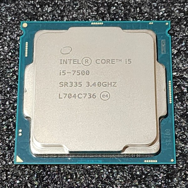 CPU Intel Core i5 7500 3.4GHz 4コア4スレッド KabyLake PCパーツ インテル 動作確認済み