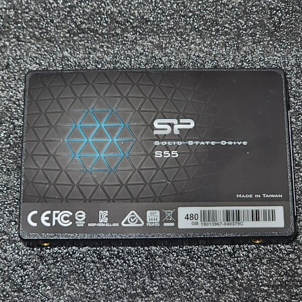 SiliconPower S55 480GB SATA SSD 正常品 2.5インチ内蔵SSD フォーマット済 PCパーツ 動作確認済 500GB 512GB