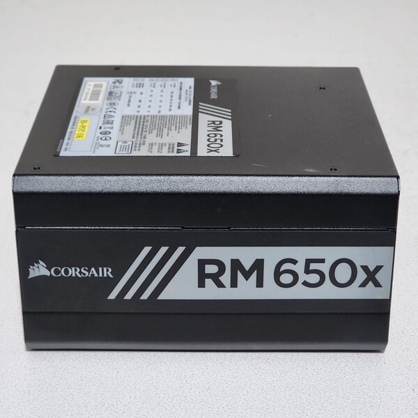 CORSAIR RM650x(RPS0015) 650W 80PLUS GOLD認証 ATX電源ユニット フルプラグイン 動作確認済み PCパーツ