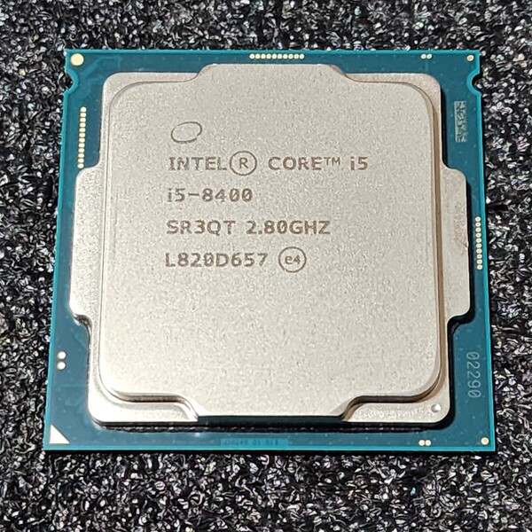 CPU Intel Core i5 8400 2.8GHz 6コア6スレッド CoffeeLake PCパーツ インテル 動作確認済み