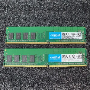 CRUCIAL DDR4-2666MHz 16GB (8GB×2枚キット) CT8G4DFS8266.C8FD1 動作確認済み デスクトップ用 PCメモリ