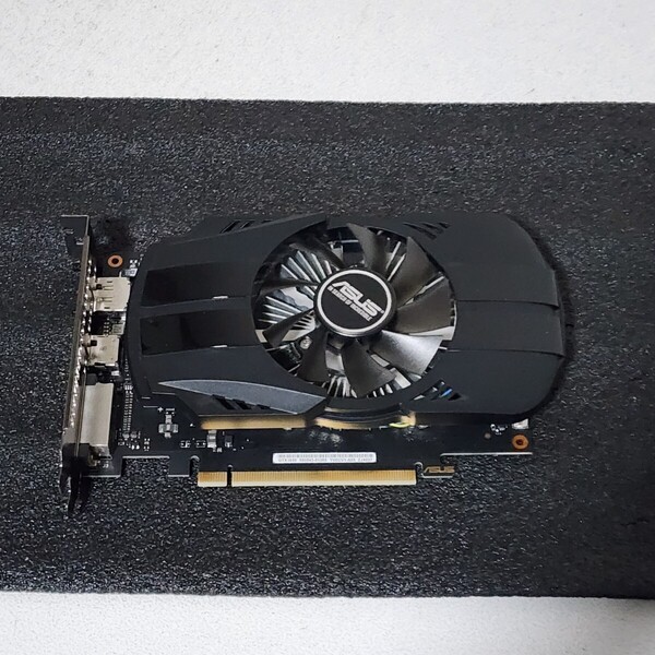ASUS GEFORCE GTX1650 4GB GDDR5/PH-GTX1650-4G 補助電源不要 動作確認済み PCパーツ グラフィックカード PCIExpress