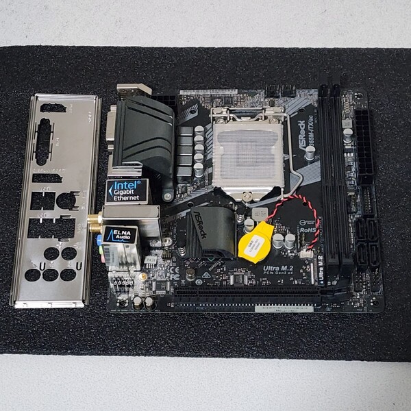 ASRock B365M-ITX/ac IOパネル付属 LGA1151 Mini-ITXマザーボード 第8・9世代CPU対応 最新Bios 動作確認済 PCパーツ (4)