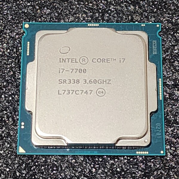 CPU Intel Core i7 7700 3.6GHz 4コア8スレッド KabyLake PCパーツ インテル 動作確認済み (1)