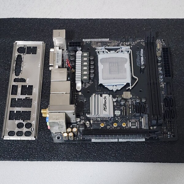 ASRock H270M-ITX/ac IOパネル付属 LGA1151 Mini-ITXマザーボード 第6・7世代CPU対応 最新Bios 動作確認済 PCパーツ (3)