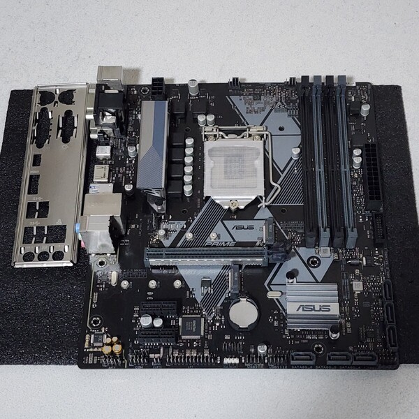 ASUS PRIME B365M-A IOパネル付属 LGA1151 MicroATXマザーボード 第8・9世代CPU対応 最新Bios 動作確認済 PCパーツ