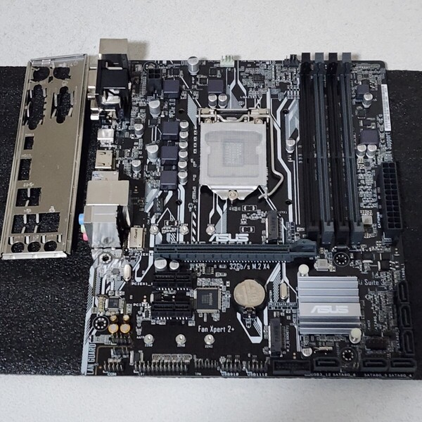 ASUS PRIME B250M-A IOパネル付属 LGA1151 MicroATXマザーボード 第6・7世代CPU対応 最新Bios 動作確認済 PCパーツ