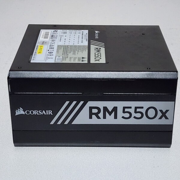 CORSAIR RM550x(RPS0014) 550W 80PLUS GOLD認証 ATX電源ユニット フルプラグイン 動作確認済み PCパーツ