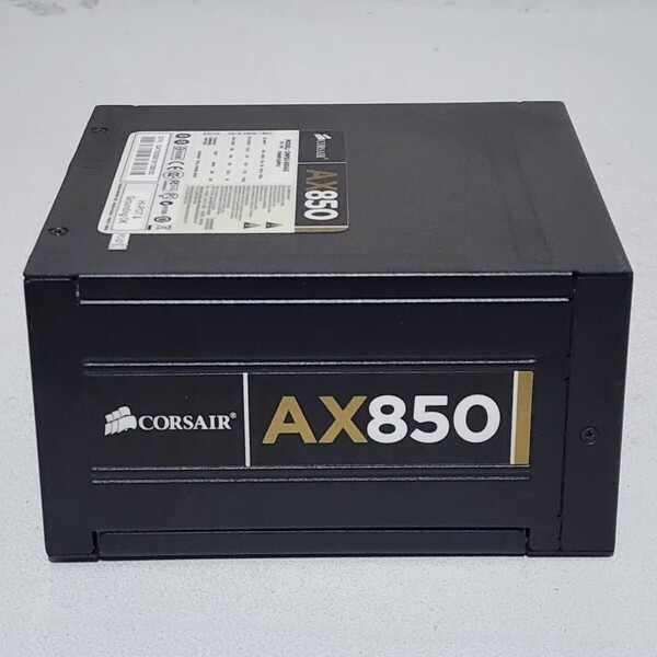 CORSAIR AX850(CMPSU-850AX) 850W 80PLUS GOLD認証 ATX電源ユニット フルプラグイン 動作確認済み PCパーツ