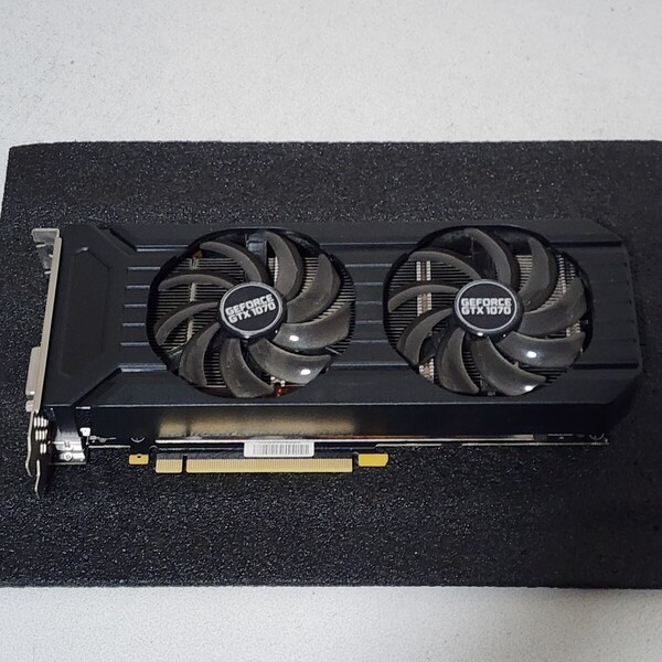 PALIT GEFORCE GTX1070 DUAL 8GB GDDR5 動作確認済み PCパーツ グラフィックカード PCIExpress