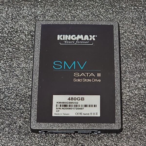 KINGMAX KM480GSMV32 480GB SATA SSD 正常品 2.5インチ内蔵SSD フォーマット済 PCパーツ 動作確認済 500GB 512GB