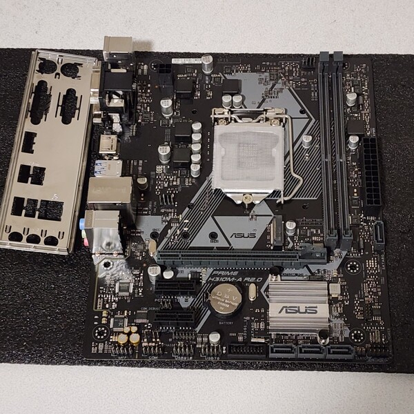 ASUS PRIME H310M-A R2.0 IOパネル付属 LGA1151 MicroATXマザーボード 第8・9世代CPU対応 最新Bios 動作確認済 PCパーツ