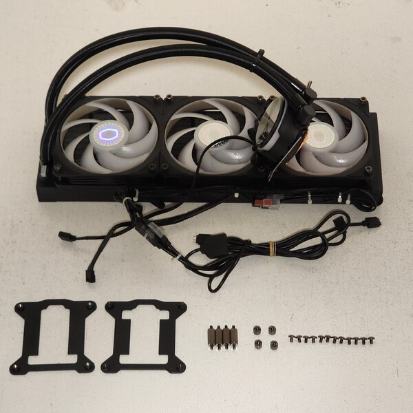【送料無料】CoolerMaster MasterLiquid PL360 Flux 360mm 簡易水冷型CPUクーラー LGA115X・1200・1700対応 PCパーツ