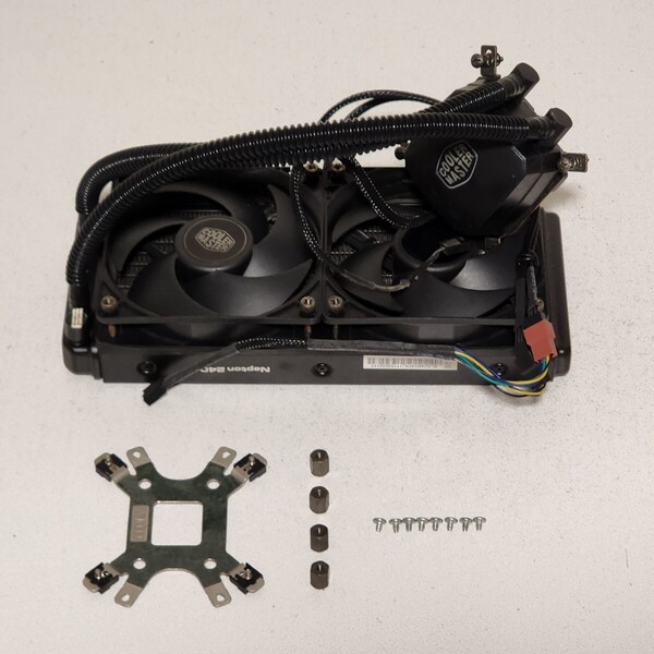 【送料無料】CoolerMaster Nepton 240M 240mm 簡易水冷型CPUクーラー LGA115X・1200等対応 PCパーツ