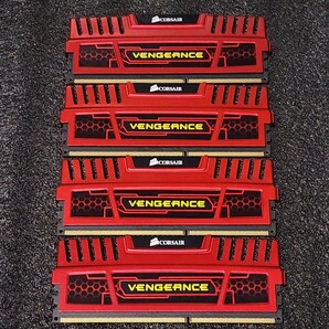 CORSAIR VENGEANCE DDR3-1866MHz 16GB (4GB×4枚キット) CMZ16GX3M4X1866C9R 動作確認済み デスクトップ用 PCメモリ