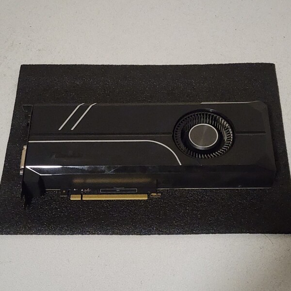 ASUS GEFORCE GTX1060 6GB GDDR5/TURBO-GTX1060-6G 動作確認済み PCパーツ グラフィックカード PCIExpress