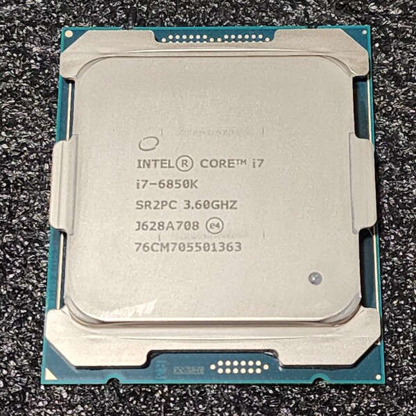 CPU Intel Core i7 6850K 3.6GHz 6コア12スレッド Broadwell-E LGA2011-3 PCパーツ インテル 動作確認済み (2)