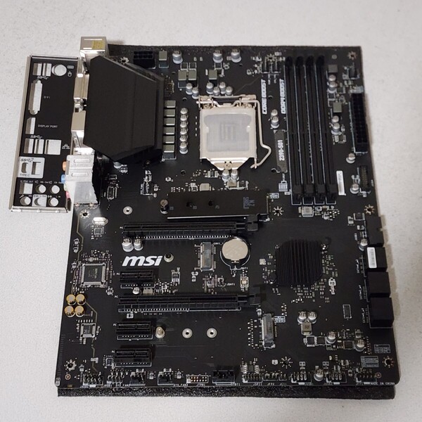 MSI Z390-S01 IOパネル付属 LGA1151 ATXマザーボード 第8・9世代CPU対応 Bios 動作確認済 PCパーツ (2)