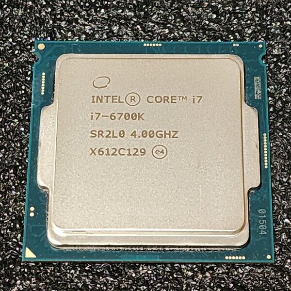 CPU Intel Core i7 6700K 4.0GHz 4コア8スレッド SkyLake PCパーツ インテル 動作確認済み