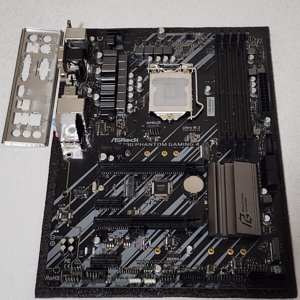 ASRock Z390 PHANTOM GAMING4 IOパネル付属 LGA1151 ATXマザーボード 第8・9世代CPU対応 最新Bios 動作確認済み PCパーツ (2)