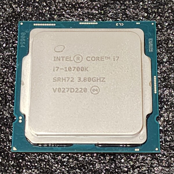 CPU Intel Core i7 10700K 3.8GHz 8コア16スレッド CometLake LGA1200 PCパーツ インテル 動作確認済み