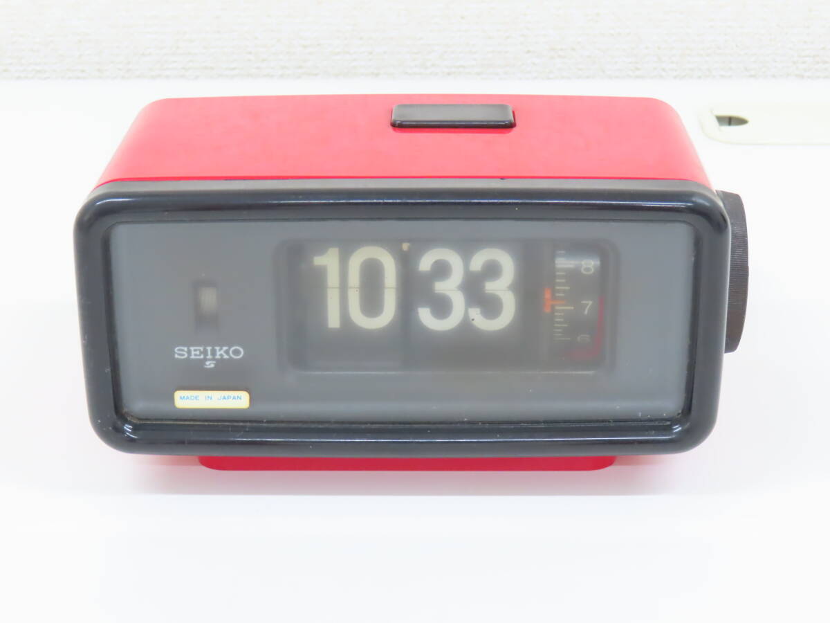 Yahoo!オークション -「seikoパタパタ時計」(置時計) (置時計