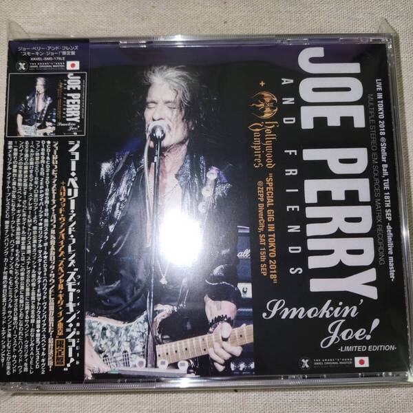 Joe Perry and Firiends / Smokin' Joe 2018 Live in Tokyo 限定版 3枚組/ナバリングカード付属