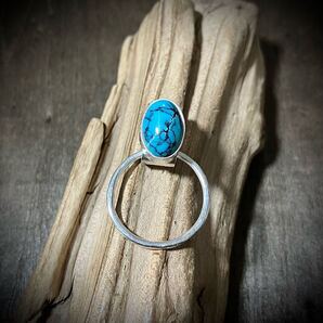 クラウドマウンテン ターコイズ サングラスホルダー シルバーネックレス ペンダント #インディアンジュエリー ネイティブアメリカン