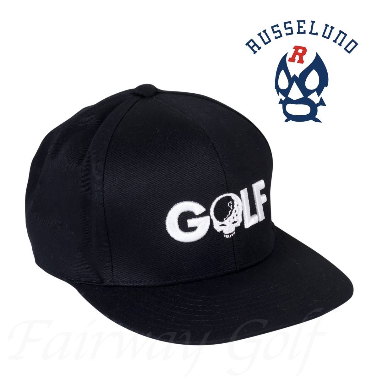 【M/L】ラッセルノ ゴルフ BOX LOGO CAP キャップ 帽子 黒 2025年最新】Yahoo!オークション -ラッセルノゴルフキャップの