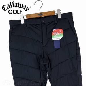 ■【4L】秋冬 定価20,900円 キャロウェイ GOLF 保温 キルティング スターストレッチ中綿 パンツ黒■