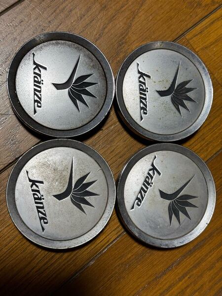 WEDS ウェッズ クレンツェ Kranze ホイールセンターキャップ 外径約64㎜ 4枚セット 中古品