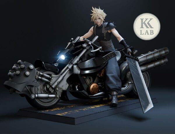 クラウド FF7 ファイナルファンタジー7 ガレージキット ガレキ フィギュア 未塗装未組立