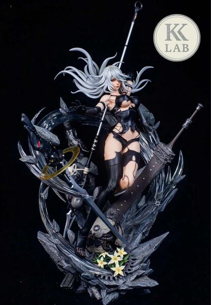 2B ニーアオートマタ フィギュア ガレージキット ガレキ 未塗装未組立