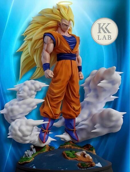 ドラゴンボール スーパーサイヤ人3 孫悟空 フィギュア ガレージキット ガレキ 未塗装未組立