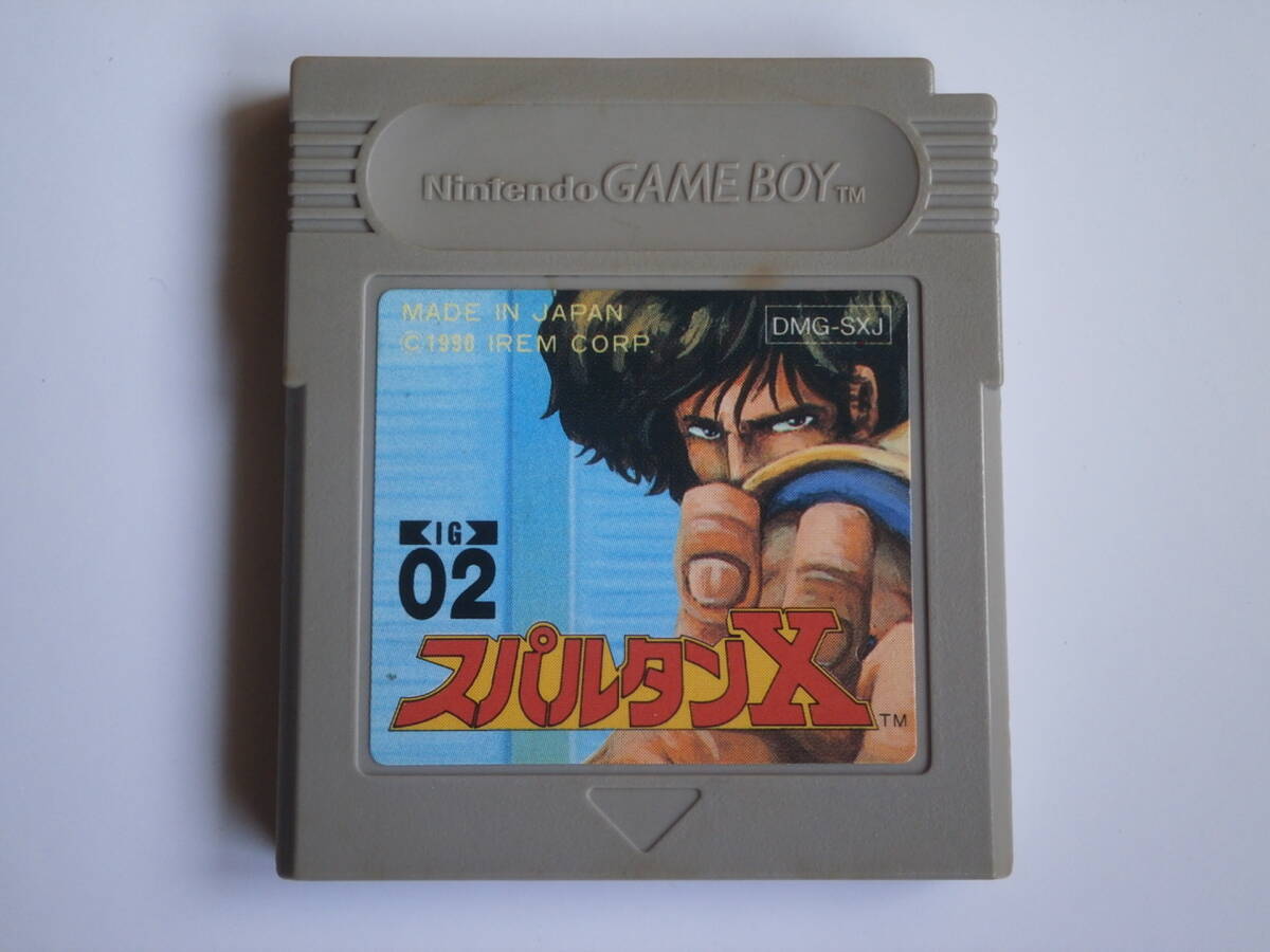 1円～レア美品★GBゲームボーイソフト「スパルタンX」箱、説明書付き　ファミコンFC ☆2856 スパルタンX カセット ファミリーコンピュータ 動作未確認