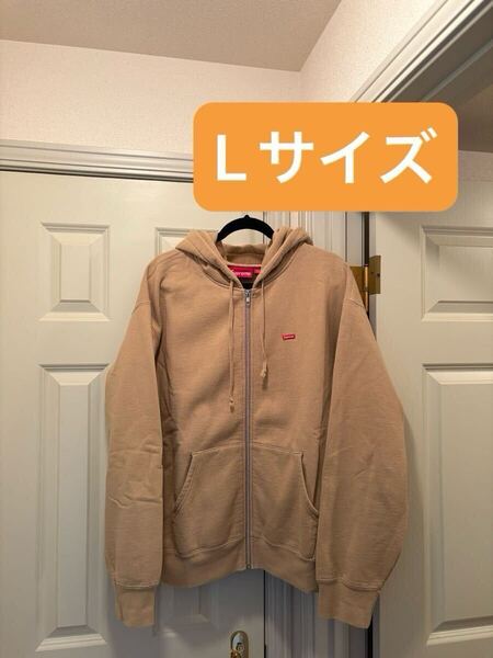 L Supreme Small Box Zip Up Hooded Sweatshirt Large Dark Tan 24FW シュプリーム スモール ボックス ジップ アップ フーディー パーカー