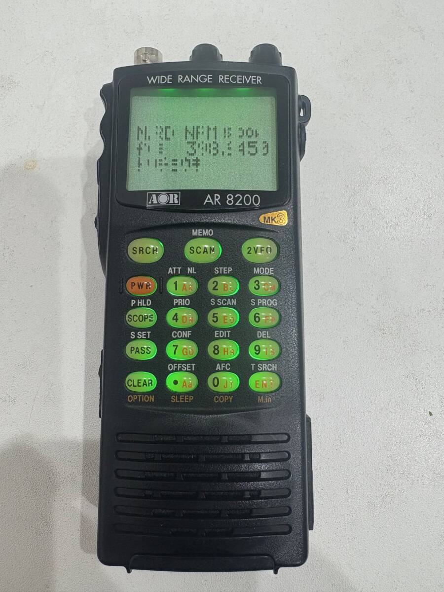 【訳あり】AOR 広帯域受信機 AR8200 Yahoo!オークション -「aor ar8200」(アマチュア無線) の落札