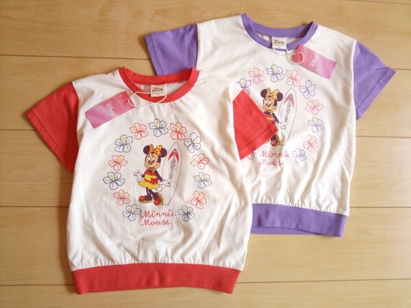 子供服Disney*半袖Tシャツ*送料無料キッズ*春夏ディズニー*未使用ミニーちゃん