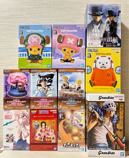 ワンピース ワールドコレクタブルフィギュア サボ ニカルフィ ロー REDシャンクス チョッパー ハンコック ベポ 11個ONE PIECE 再出品