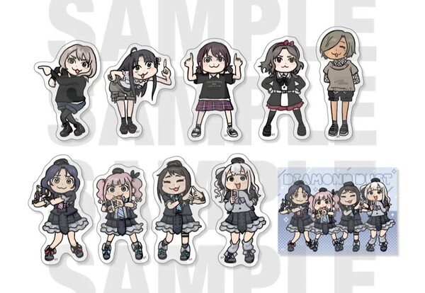ガールズバンドクライ GIRLS BAND CRY ダイカットステッカーセット 井芹仁菜河原木桃香ルパ安和すばる海老塚智他 イーアニイーディス