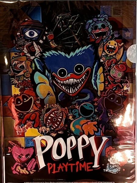 Poppy Playtime ポピープレイタイム イートゥーン クリアファイル ハギーワギー キシーミシー他 イーアニ イーディス