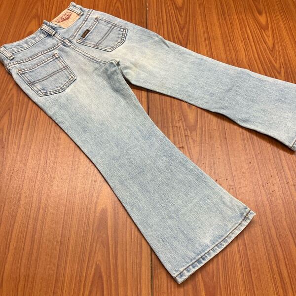 BIG JOHN ビッグジョン kids キッズ ヴィンテージ ビンテージ フレア デニム ジーンズ ジーパン ズボン made in japan 110cm