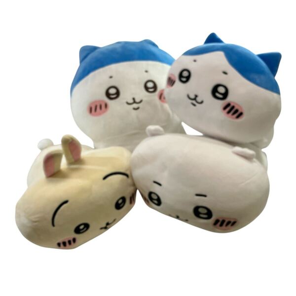 ちいかわ だららん BIG ぬいぐるみ ハチワレ うさぎ 超BIGぬいぐるみ~ハチワレ~ まとめ 4体 セット