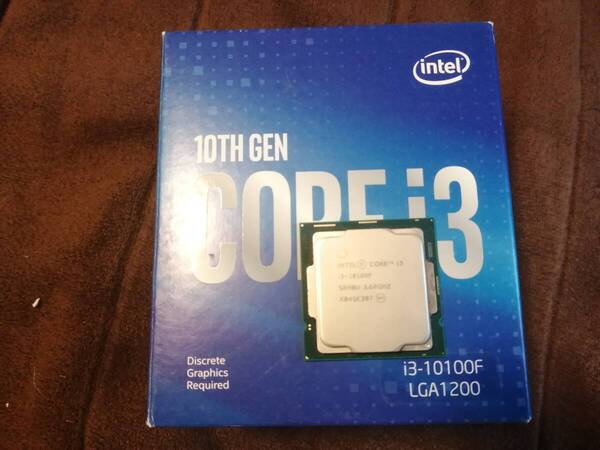 CPU Intel Core i3-10100F
