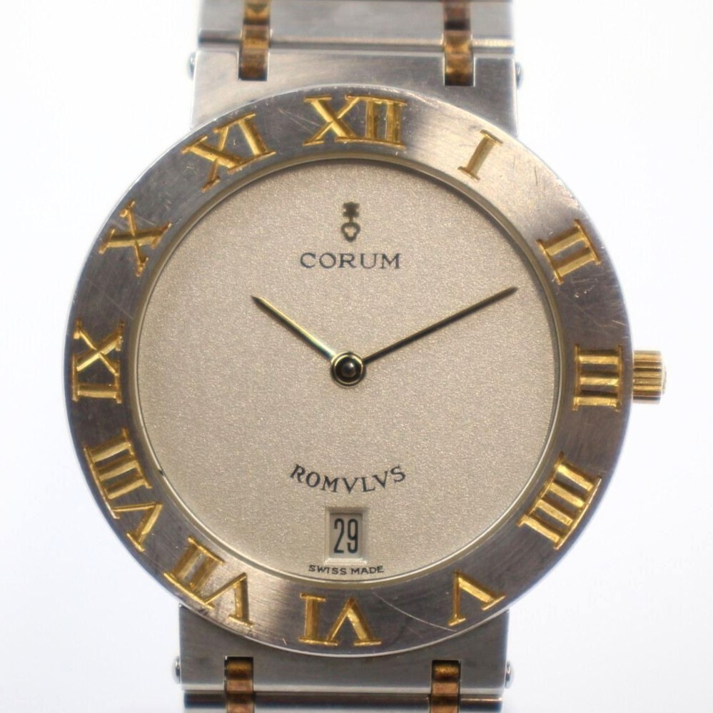 【稼働品★フェイスのみ】★CORUM ROMVLVS ★メンズ腕時計 Yahoo!オークション -「コルム ロムルス」の落札相場・落札価格