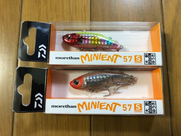 【新品】2個セット モアザン ミニエント 57S 不夜城炎上 イチゴみるく ダイワ 検索)レンジバイブ ナレージ 70 65 55 50