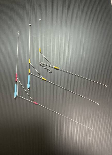 投げ釣り用のテンビン 3本セット ブラ天秤、着脱用半ブラ天秤2種類からお好みのテンビンが選べます。天秤のみです