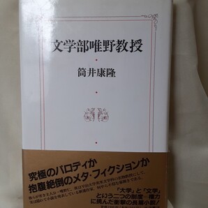 筒井康隆 長編小説「文学部唯野教授」岩波書店 菊判ハードカバー