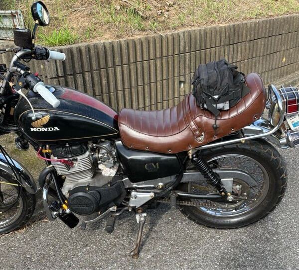 CM250 CM400 用 CB250T CB400Tシート 装着アダプター バブ ヤカン 角 両方可能